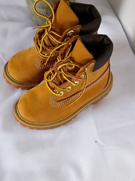 Timberland Other - Timberland Kids Toddler Wheat/Tan Lace-Up Work Boots Size 8